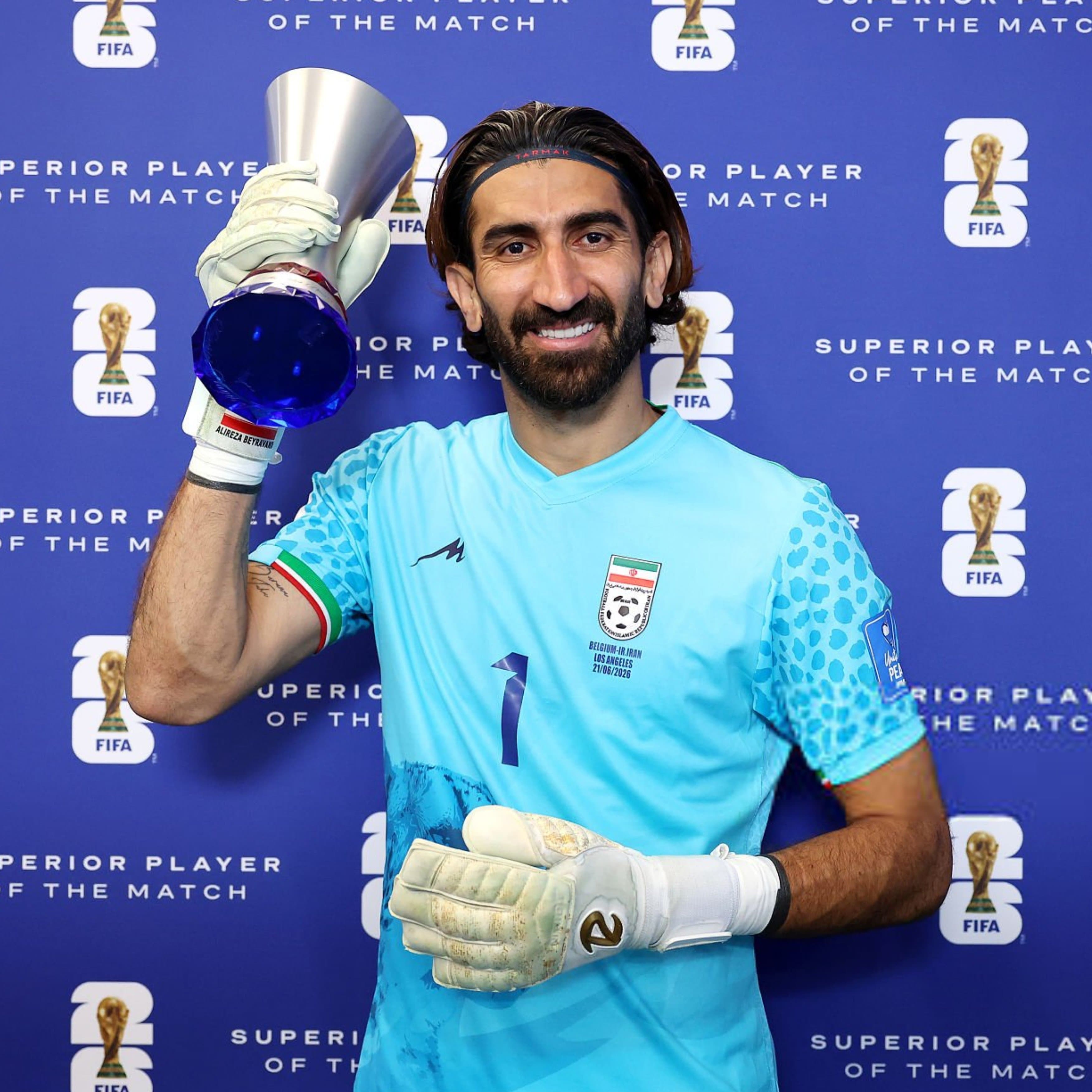 Alireza's brilliant goalkeeping; Iran held off Belgium after an incredible fight