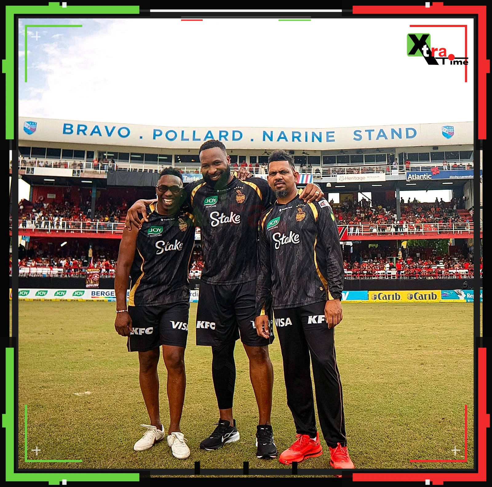 QUEEN’S PARK OVAL STAND NAMED IN HONOUR OF TRINIDAD & TOBAGO T20 LEGENDS SUNIL NARINE, DWAYNE BRAVO AND KIERON POLLARD