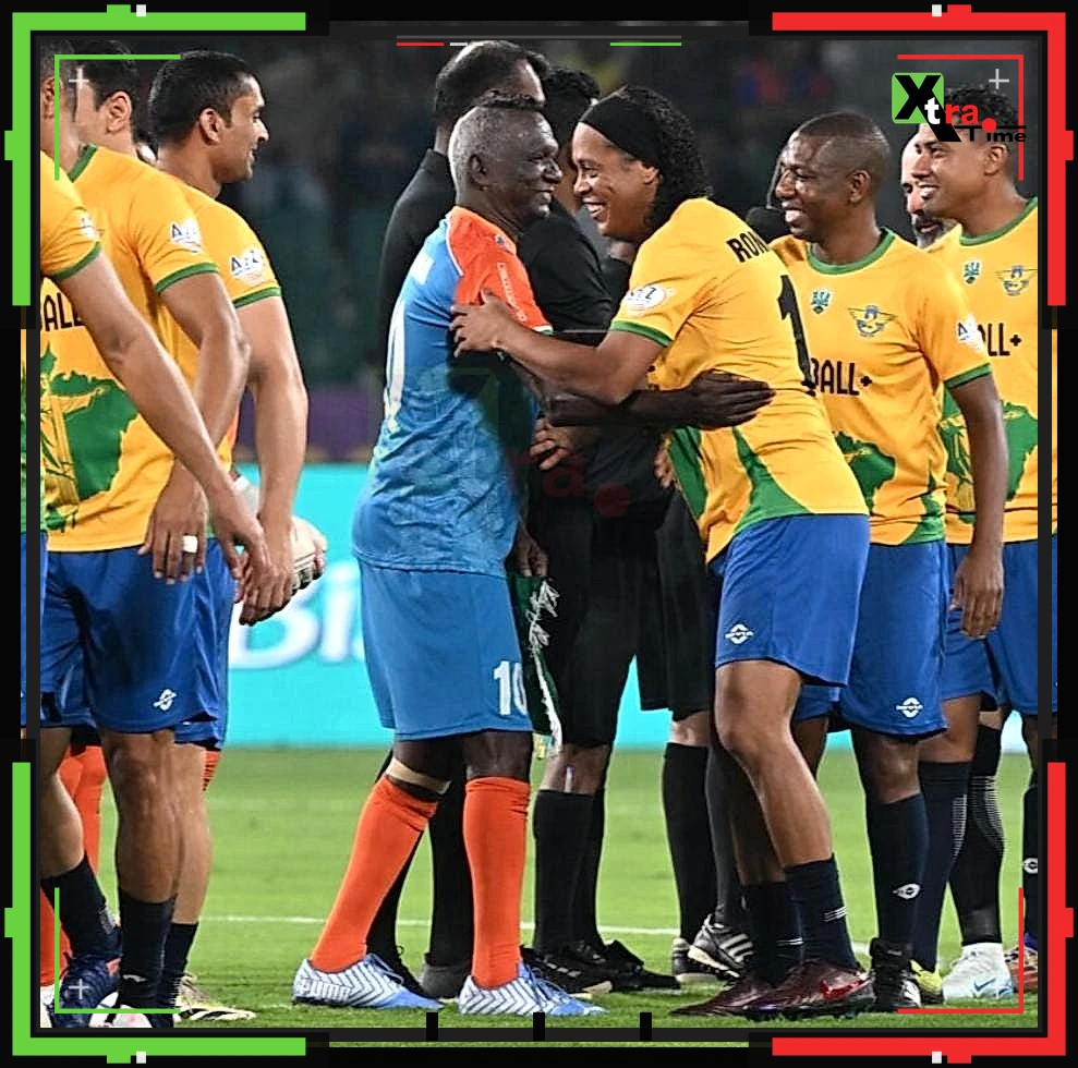 Ronaldinho’s Penalty, Fernandinho’s Hat-Trick! Brazil Legends Beat India All Star XI 4-3