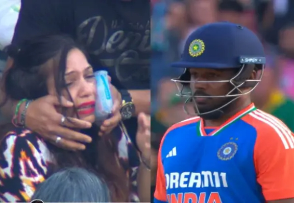 IND vs SA: Sanju Samson’s six hits fan in crowd, see what happened next