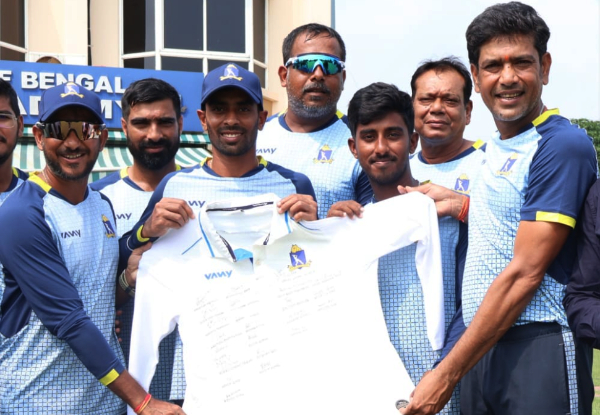 Ranji Trophy 2024-25: CAB felicitates Abhimanyu Easwaran on 100th First-Class match achievement 