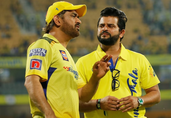 IPL 2024: MS Dhoni and Suresh Raina embrace each other in Chepauk, but how? 