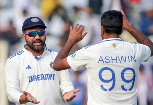 Watch: Rohit Sharma’s heartwarming moment with Ashwin’s daughters after India’s win in Chennai