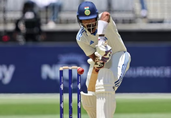 BGT 2024-25: Out or not out? Controversial Decision by Umpire, KL Rahul leaves the crease!