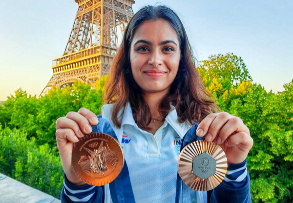 Double Olympic medallist Manu Bhaker misses out on Khel Ratna list, Sources