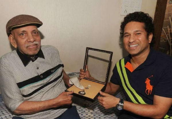 Sachin Tendulkar lauds building of statue of Ramakant Achrekar in Shivaji Park