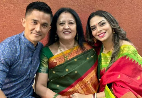 Sunil Chhetri recalled emotional moments with his family