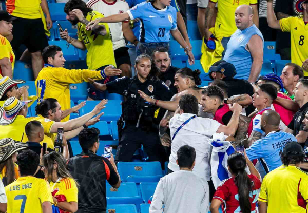 Copa America 2024: Uruguay players, including Darwin Núñez, brawl with fans after loss to Colombia