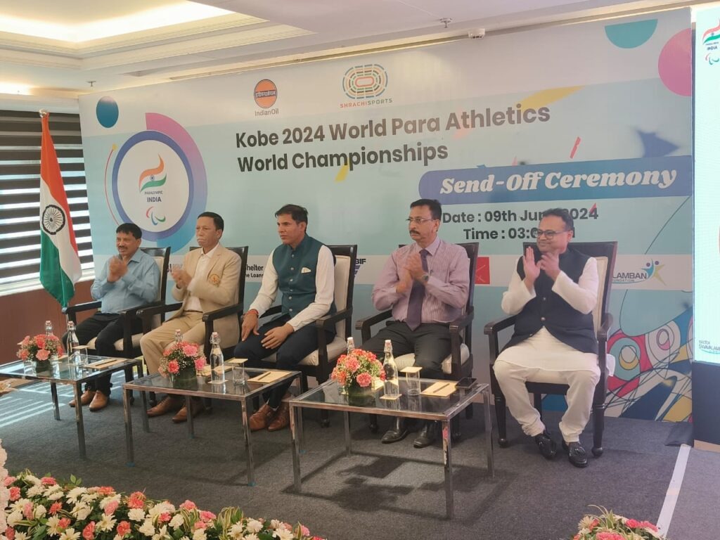 Shrachi Sports extends best wishes to athletes at Para Athletic World Championship