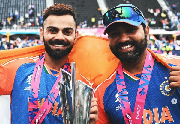 T20 World Cup 2024: What went behind the famous Rohit-Kohli picture with the trophy? Find out