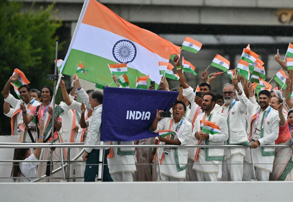 Paris Olympics 2024: Indian contingents dominate the opening ceremony, watch here