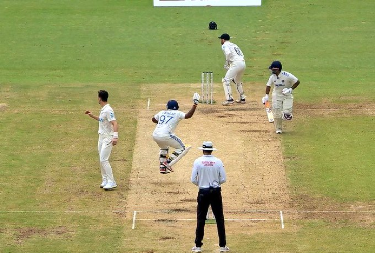 IND vs NZ: Sarfaraz explains about his “rain dance” which saved pant from being run out