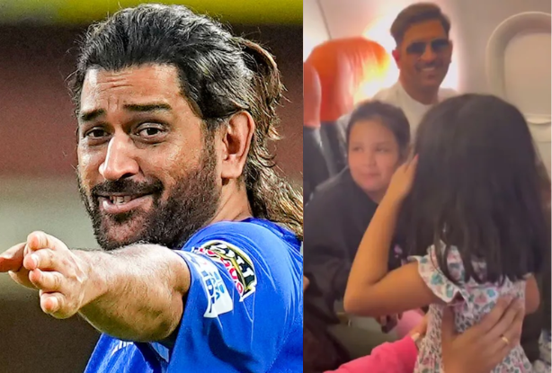 Fan's flight of a lifetime! Birthday surprise with MS Dhoni