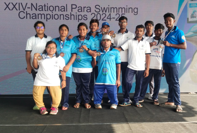 Bengal para swimmers bag 52 medals at National Championship