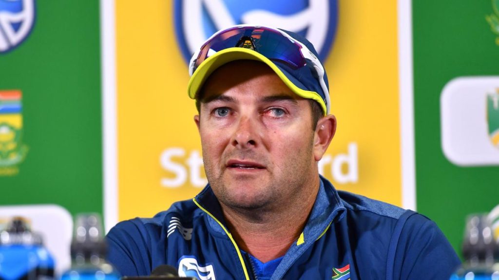 South Africa Men's Head Coach Mark Boucher to step down after T20 World Cup